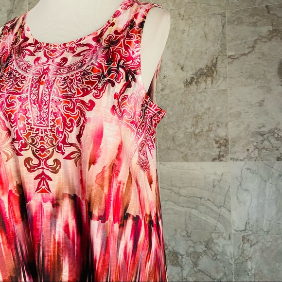 World Unity Boho Rhinestone Tank Top - Picture 5 of 8